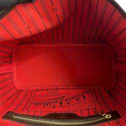 مملوكة مسبقًا حقيبة لوي فيتون نيفيرفول داميه ايبين بني صغير