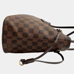 مملوكة مسبقًا حقيبة لوي فيت ون نيفيرفول داميه ايبين بني صغير