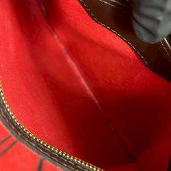 مملوكة مسبقًا حقيبة لوي فيتون نيفيرفول داميه ايبين بني صغير