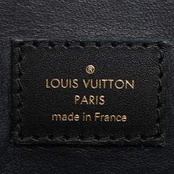 Pre Owned Louis Vuitton Glazed Leather Peach/Black Sac Triangle PM Bag