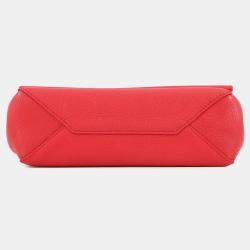 Pre Owned Louis Vuitton Rock Me Ii Red Calf Leather Size BB