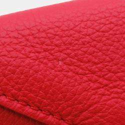 Pre Owned Louis Vuitton Rock Me Ii Red Calf Leather Size BB