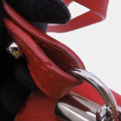 Pre Owned Louis Vuitton Rock Me Ii Red Calf Leather Size BB