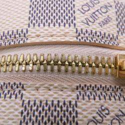 Pre Owned حقيبة لوي فيتون بويت شابو سوبل دامير أزور بيج حجم بي ام