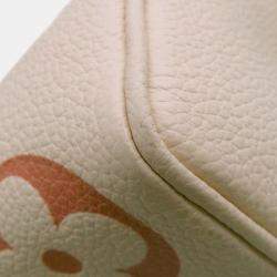 Pre Owned Louis Vuitton Speedy Bandouliere CrMe/Rose Trianonem46397 Monogram Empreinte Leather Size 20