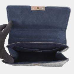 مملوكة مسبقًا Louis Vuitton Saint Sulpice Indigoblue Monogram Empreinte Leather Size Pm