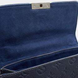 مملوكة مسبقًا Louis Vuitton Saint Sulpice Indigoblue Monogram Empreinte Leather Size Pm