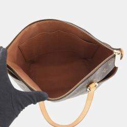 Pre Owned حقيبة لويس فيتون كليًا بني مونوغرام حجم صغير