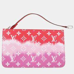 Pre Owned Louis Vuitton Neverfull Rouge Monogram Lv Escale Size Mm