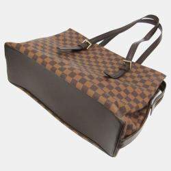 مملوكة مسبقًا Louis Vuitton Damier Chelsea Shoulder Bag Brown Ebene