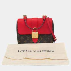 مملوكة مسبقًا حقيبة لويس فيتون روكي بي بي مونوجرام بني أحمر لون للكتف