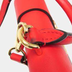 مملوكة مسبقًا حقيبة لويس فيتون روكي بي بي مونوجرام بني أحمر لون للكتف