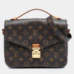 مملوكة مسبقًا Louis Vuitton Brown Monogram Pochette Metis