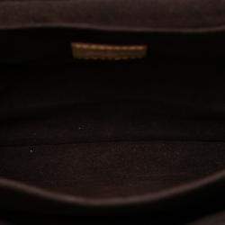 مملوكة مسبقًا Louis Vuitton Brown Monogram Pochette Metis