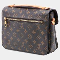 مملوكة مسبقًا Louis Vuitton Brown Monogram Pochette Metis