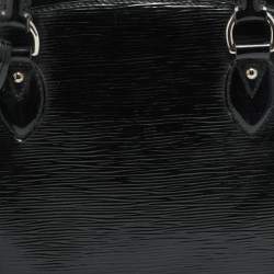 Pre Owned Louis Vuitton Pont Neuf PM Black Electric Epi Leather Bag