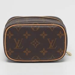 Pre Owned حقيبة يد صغيرة لوي فيتون نايس نانو كانفاس مونوغرامي