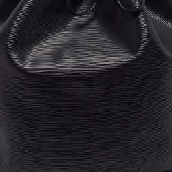 مملوكة مسبقًا Louis Vuitton Noé GM Black Epi Leather Bucket Bag