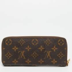 Pre Owned Louis Vuitton Clemence Monogram Canvas Wallet
