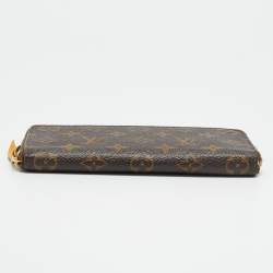 Pre Owned Louis Vuitton Clemence Monogram Canvas Wallet