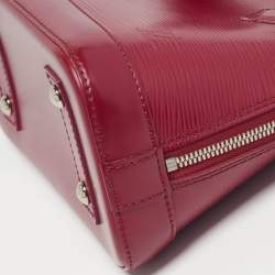 Pre Owned Louis Vuitton Alma BB Fuchsia Epi Leather Satchel