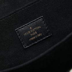 Pre Owned Louis Vuitton Black Monogram Jacquard Since 1854 Pochette Metis