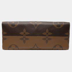 Pre Owned حقيبة لويس فيتون أون ذا غو كبيرة مونوغرام مقلوب بني