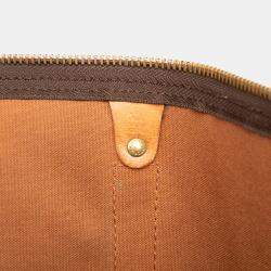 Pre Owned Louis Vuitton Brown Monogram Keepall Bandouliere 60