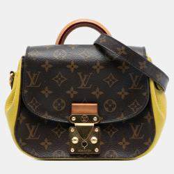Pre Owned Louis Vuitton Brown Yellow Monogram Eden PM