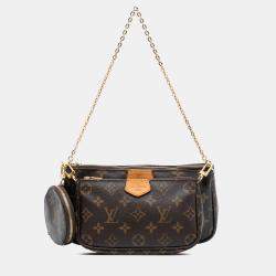 Pre Owned Louis Vuitton Brown Monogram Multi Pochette Accessoires