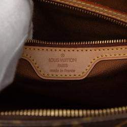 Pre Owned Louis Vuitton Brown Monogram Cabas Piano