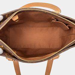 Pre Owned Louis Vuitton Brown Monogram Cabas Piano