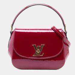 Pre Owned Louis Vuitton Red Monogram Vernis Pasadena