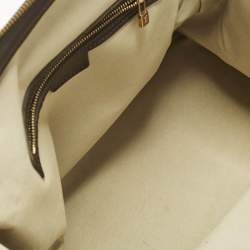 Pre Owned Louis Vuitton Josephine GM Green/Brown Monogram Mini Lin Canvas Bag