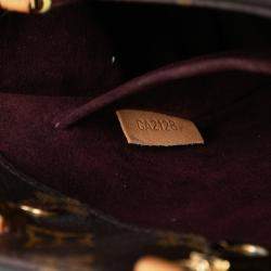 Pre Owned Louis Vuitton Brown Monogram Montaigne BB
