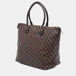 مملوكة مسبقًا Louis Vuitton Brown Damier Ebene Saleya GM
