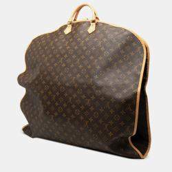 Pre Owned Louis Vuitton Brown Monogram Housse Porte Habits Garment Cover