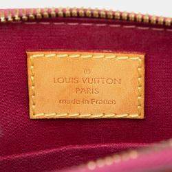 Pre Owned Louis Vuitton Purple Monogram Vernis Alma BB