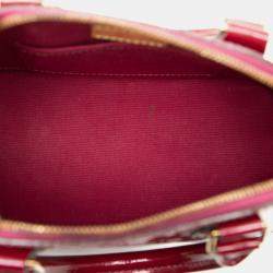 Pre Owned Louis Vuitton Purple Monogram Vernis Alma BB