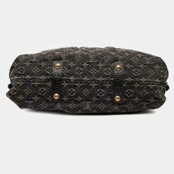 مملوكة مسبقًا Louis Vuitton Black Monogram Denim Neo Cabby MM