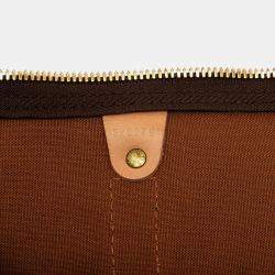 Pre Owned Louis Vuitton Brown Monogram Keepall 60