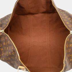 Pre Owned Louis Vuitton Brown Monogram Keepall 60