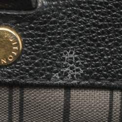 Pre Owned حقيبة لويس فيتون مونتيجن بي بي جلد إمبريونت مونوغرام مارين روج