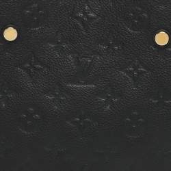 Pre Owned حقيبة لويس فيتون مونتيجن بي بي جلد إمبريونت مونوغرام مارين روج