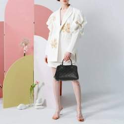 Pre Owned حق يبة لويس فيتون مونتيجن بي بي جلد إمبريونت مونوغرام مارين روج