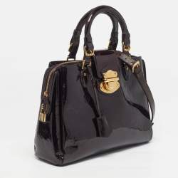 Pre Owned Louis Vuitton Melrose Avenue Amarante Monogram Vernis Bag