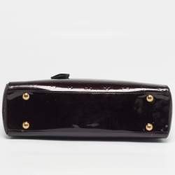 Pre Owned Louis Vuitton Melrose Avenue Amarante Monogram Vernis Bag