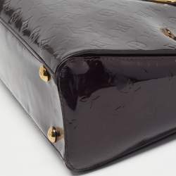 Pre Owned Louis Vuitton Melrose Avenue Amarante Monogram Vernis Bag
