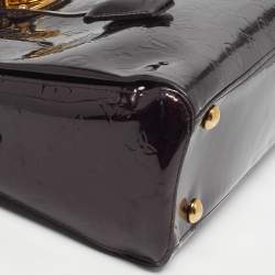 Pre Owned Louis Vuitton Melrose Avenue Amarante Monogram Vernis Bag