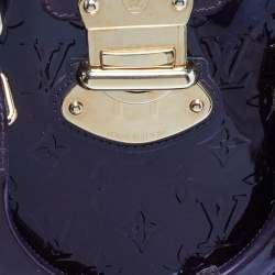 Pre Owned Louis Vuitton Melrose Avenue Amarante Monogram Vernis Bag